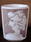 Sepia Decal Cups by Atamayka