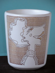 Sepia Decal Cups by Atamayka