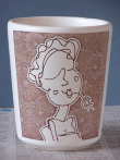 Sepia Decal Cups by Atamayka