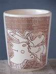 Sepia Decal Cups by Atamayka