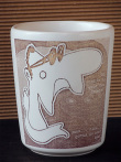 Sepia Decal Cups by Atamayka