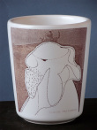 Sepia Decal Cups by Atamayka