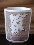 Sepia Decal Cups by Atamayka